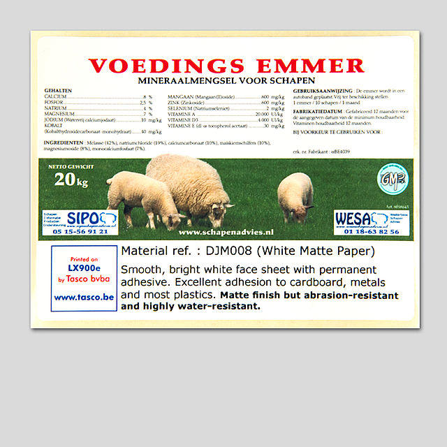 DJM008 Papier Etiketten