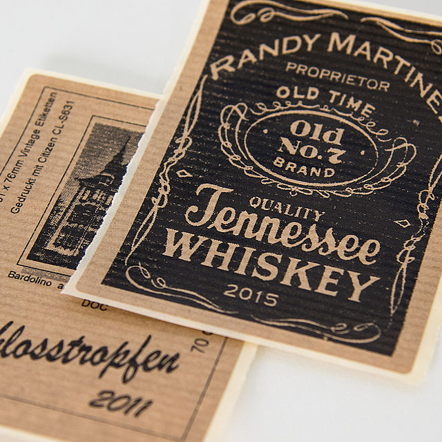 Vintage-Etiketten